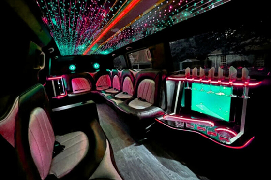 12-passenger limo rental