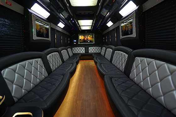 34-passenger party bus rental
