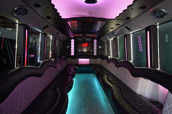 35-passenger party bus in Portland
